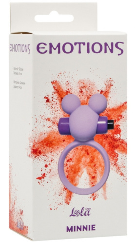 Эрекционное виброкольцо Emotions Minnie Purple фото 4