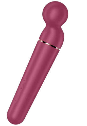 Перезаряжаемый вибромассажер с плавающей головкой Satisfyer Planet Wand-er Rose фото 4