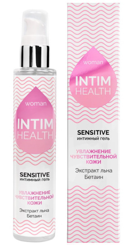Увлажняющий интимный гель Sensitive с экстрактом льна 100 гр