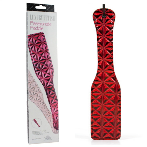 Дизайнерский красный пэдл Luxury Fetish Passionate Paddle фото 4