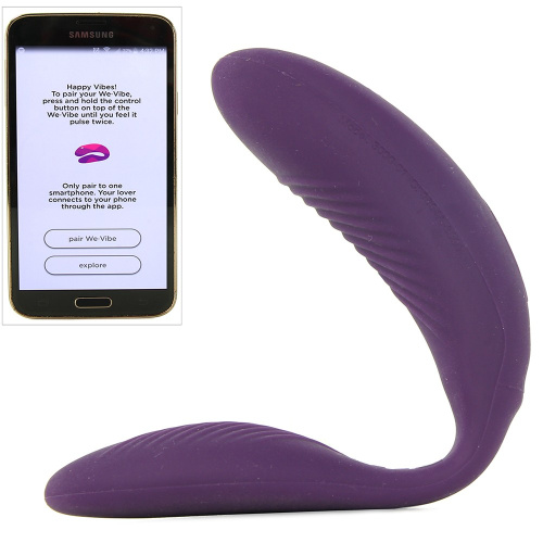 Смарт-вибромассажер для пар We-Vibe Sync фиолетовый фото 4