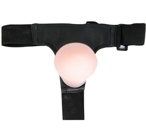 Страпон с гибким хребтом на трусиках 22 см фото 5