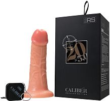 Реалистичный фаллоимитатор с отверстием для коннектора RealStick Caliber 20 см