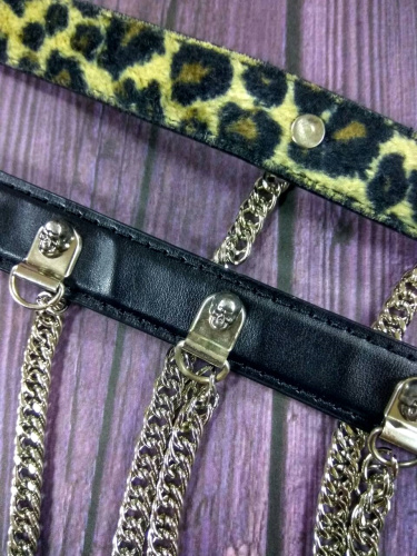 Трусики из цепочек на кожаном ремне Punish Me фото 2