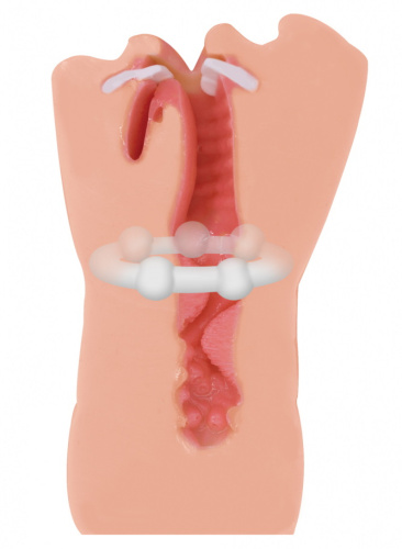 Мастурбатор ротик с зубками Satisfaction Hot Baby фото 4