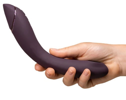 Вакуумный стимулятор точки G с вибрацией Womanizer OG бордовый фото 7