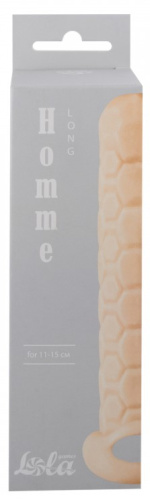 Фаллоудлинитель с кольцом Homme Long Flеsh + 3 см фото 4