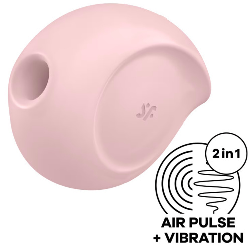 Вакуумно-волновой стимулятор с вибрацией Satisfyer Sugar Rush розовый фото 2