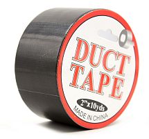 Бондажный скотч Duct Tape черный 15 м