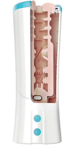 Мастурбатор Pretty Love Aby с поступательными движениями и функцией посасывания фото 6