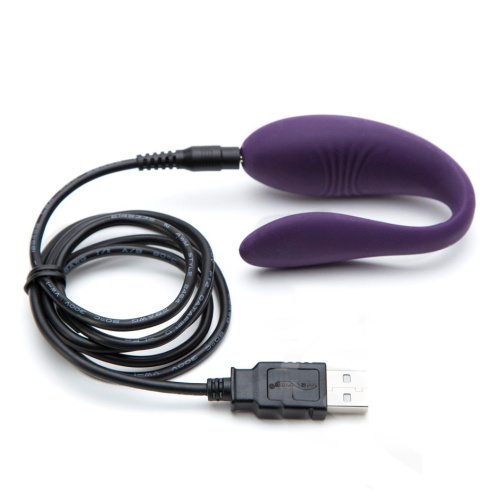 DEMO We-Vibe Unite Вибромассажер фиолетовый для пар с дистанционным пультом фото 3