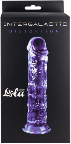Прозрачный фаллоимитатор Intergalactic Distortion Purple фото 5
