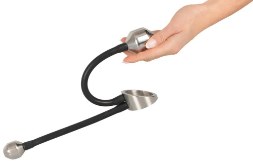 Эрекционное кольцо с металлическими грузиками Cock ring & Ass plugs фото 2