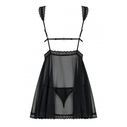 Черный бэби долл и трусики Swanita L/XL фото 6