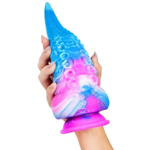 Разноцветный фаллос в виде щупальца Magic Hero 21 см фото 2