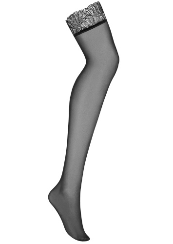 Элегантные черные чулки Chiccanta L/XL фото 3