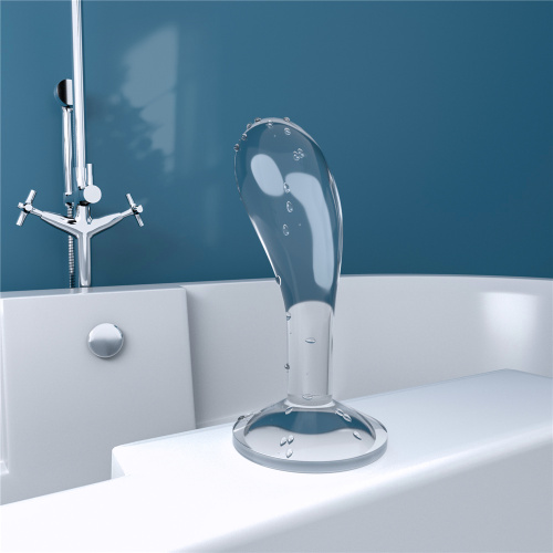 Прозрачный стимулятор простаты Lovetoy Flawless Clear Prostate Plug 15 см фото 7