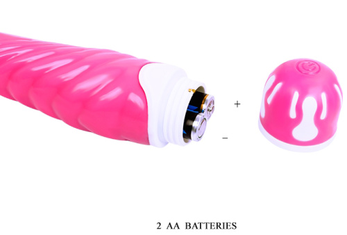 Рельефный вибратор The Realistic Cock розовый 22 см фото 7