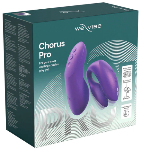 Смарт-вибратор для двоих We-Vibe Chorus Pro фиолетовый фото 16