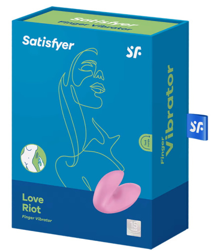 Универсальный вибромассажер на пальцы Satisfyer Love Riot фото 6