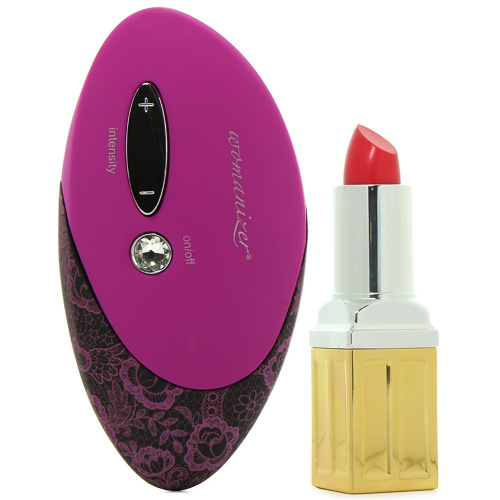 Бесконтактный клиторальный стимулятор Womanizer Pro бордовый фото 4