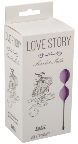 Вагинальные шарики Love Story Scarlet Sails Violet Fantasy фото 4