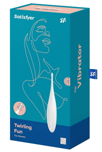 Точечный вибростимулятор Satisfyer Twirling Fun белый фото 10
