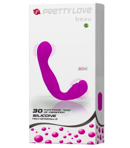 Безремневой страпон с вибрацией Pretty Love Beau фото 7