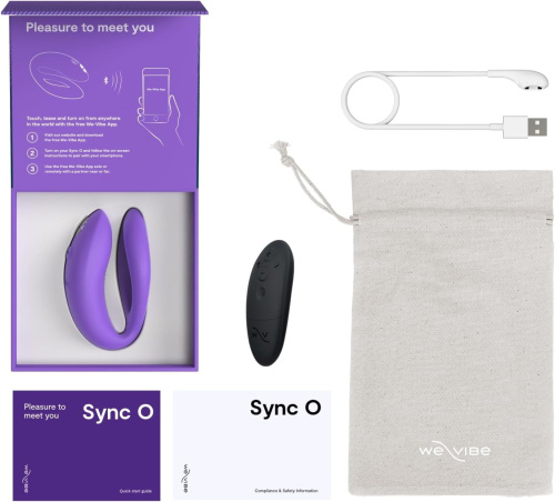 Смарт-вибратор для пар We-Vibe Sync O фиолетовый фото 10