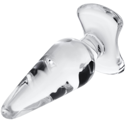 Анальная втулка из стекла Sexus Glass 12 см фото 3