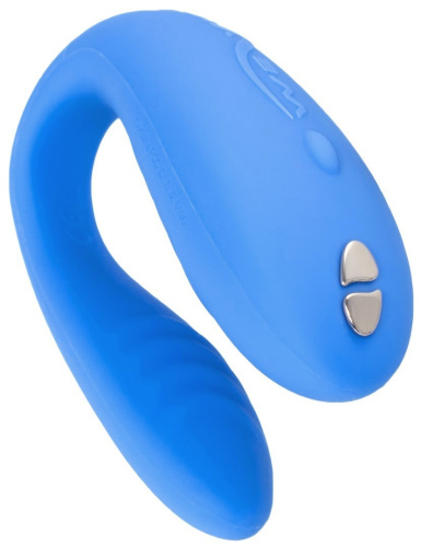 We-Vibe Match Вибромассажер голубой для пар с дистанционным пультом фото 5