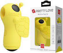 Насадка на палец Pretty Love Magic Bee с вакуумно-волновой стимуляцией