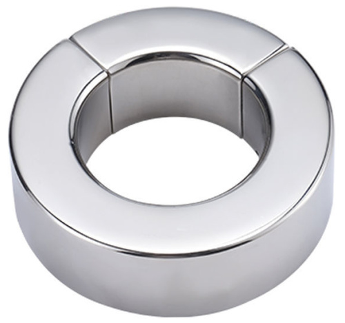 Стальной утяжелитель на магнитах для мошонки 308 гр фото 2