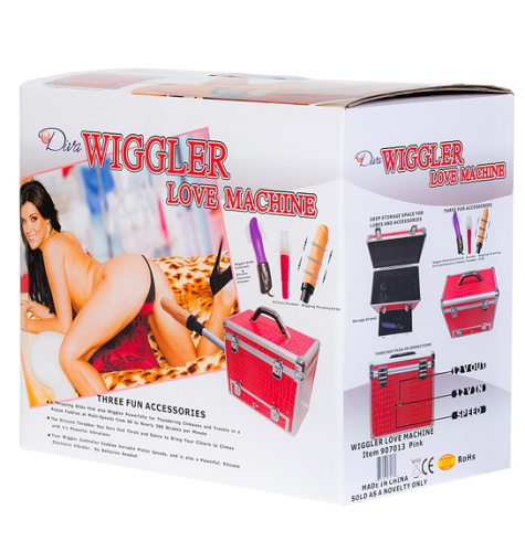 Секс-чемодан Diva Wiggler с двумя сменными насадками фото 15