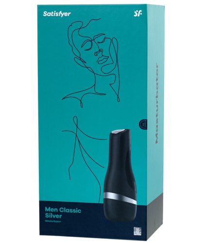 Мастурбатор в колбе Satisfyer Men Classic Silver фото 11