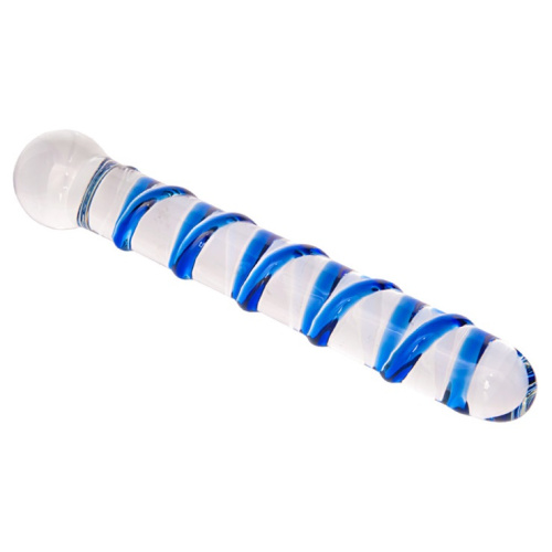 Стеклянный фаллоимитатор 19 см фото 3