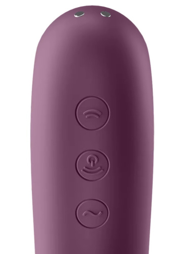 Вакуумно-волновой вибратор Satisfyer Dual Kiss фиолетовый фото 3