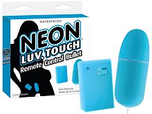 Виброяйцо на дистанционном управлении Neon Luv Touch Remote Control Bullet Blue