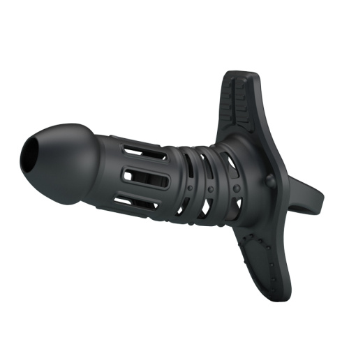 Силиконовая насадка с петлёй на мошонку Hercules Penis фото 3