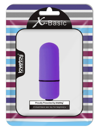 Фиолетовая вибропуля X-Basic Lovetoy фото 4