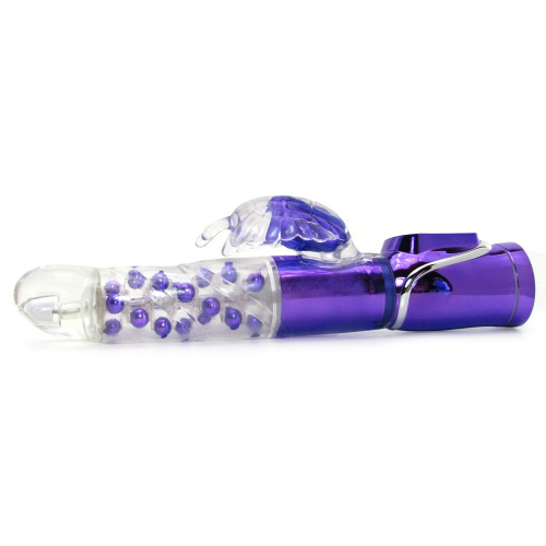 Вибратор с клиторальным стимулятором бабочка фото 4