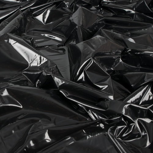 Простыня лаковая черная 200 х 230 см фото 3