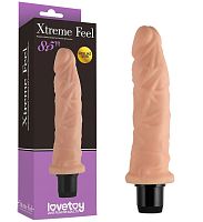 Рельефный вибратор Xtreme Feel Cyberskin 20 см