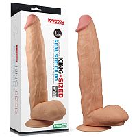 Фаллоимитатор реалистичный с присоской Legendary king-sized Realistic Dildo 30 см