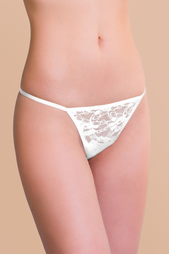 Трусики со стразами Joli Lillian белые OS фото 3