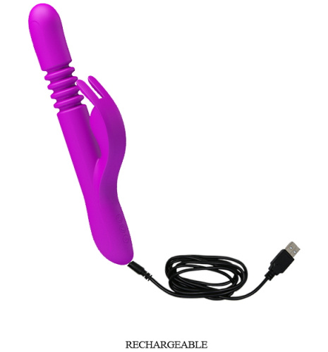 Вибратор-кролик с ротацией и поступательными движениями Pretty Love Donahue фото 8