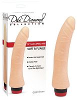 Телесный вибратор-реалистик Debi Diamond Collection 2