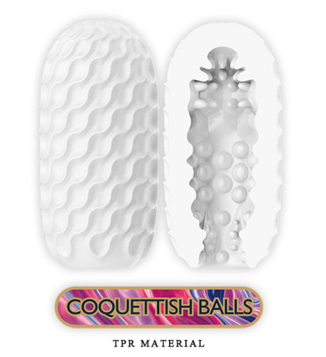 Двустороннее яйцо-мастурбатор Pretty Love Coquettish Balls Venus-X фото 5