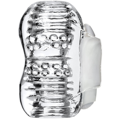 Прозрачный мастурбатор Lingam Khani с вибрацией фото 3