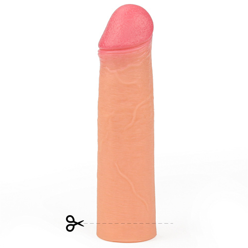 Удлиняющая насадка на пенис Revolutionary Silicone Nature Extender + 5,5 см фото 4